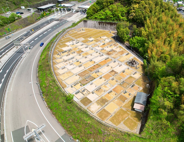 上空から見た法報御苑